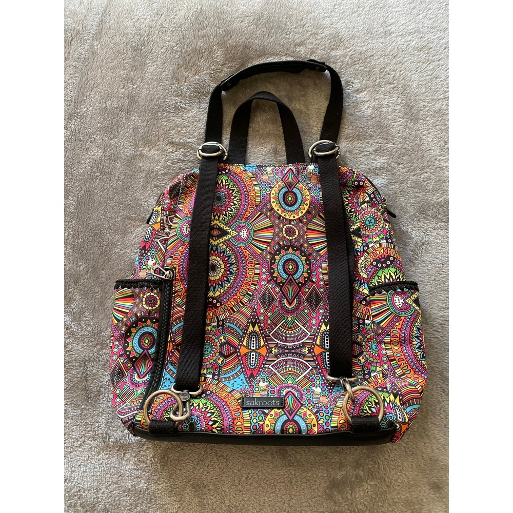 Sakroots Backpack Loyola Convertible Laptop Case Colorful Purses16
